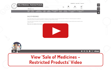Sale of Medicines â€“ Restricted Products