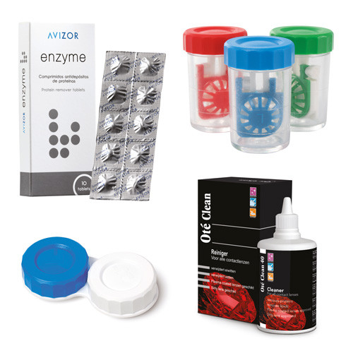 Lens Cases, Cleaners, Enzyme Tablets & Accessories