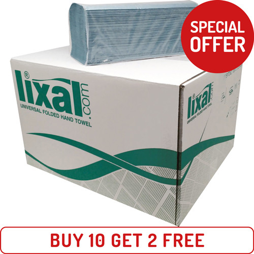 1PLY BLUE C-FOLD HAND TOWEL / CARTON