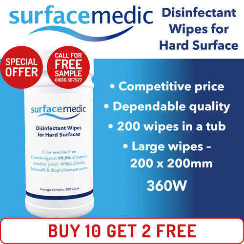 SURFACE MEDIC DISINFECTANT ALCOHOL WIPES