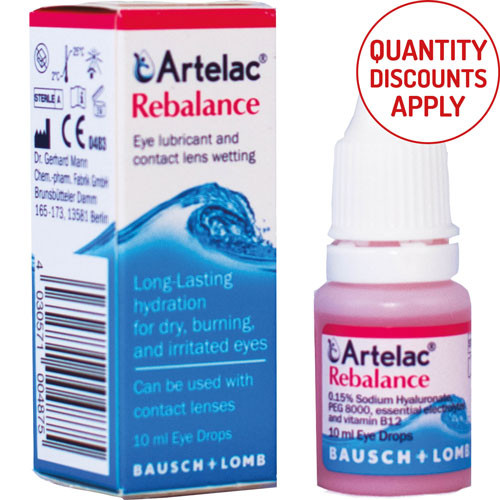 ARTELAC REBALANCE EYE DROPS 10ML BOTTLE