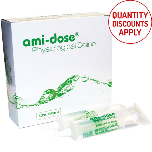 AMIDOSE PRESERVATIVE FREE SALINE 12 X 30ML