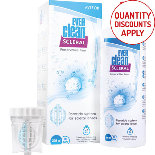AVIZOR EVERCLEAN SCLERAL 300ML + 30 TABLETS
