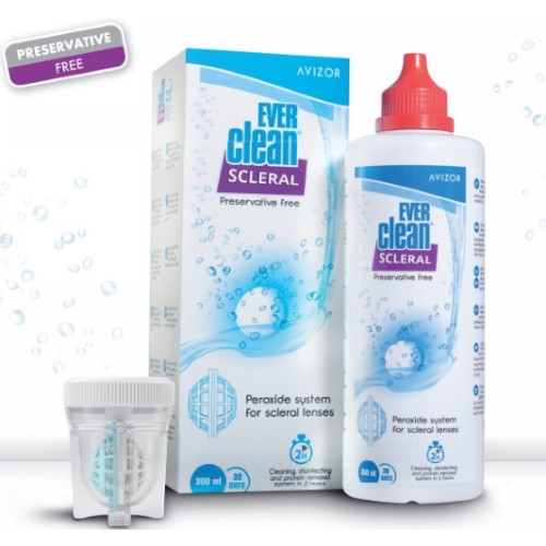 AVIZOR EVERCLEAN SCLERAL 300ML + 30 TABLETS