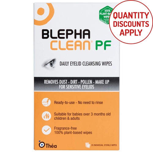 BLEPHACLEAN 20 EYELID WIPES - PLASTIC FREE