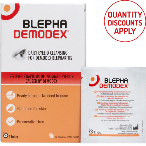 BLEPHADEMODEX 30 EYELID WIPES