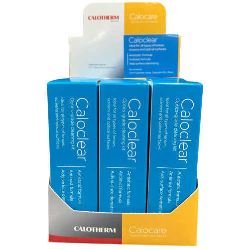CALOCLEAR SPRAY & CLOTH LENS CLEANING KIT PACK OF 6
