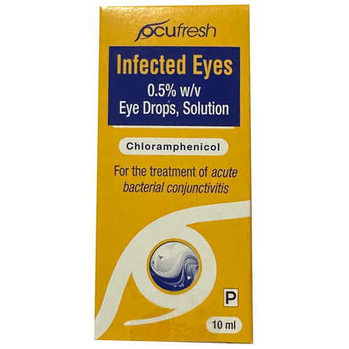 CHLORAMPHENICOL 0.5% EYE DROPS 10ML BOTTLE - store between 2-8&Acirc;&deg;C