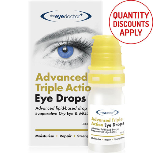 THE EYE DOCTOR ADVANCED TRIPLE ACTION EYE DROPS 10ML