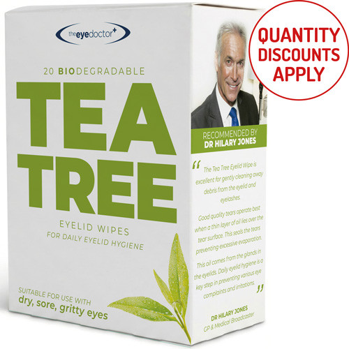 The Eye Doctor Tea Tree Oil Eyelid Wipes