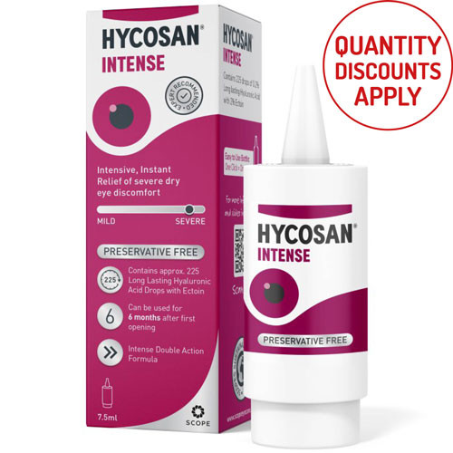 HYCOSAN INTENSE EYE DROPS 7.5ML BOTTLE