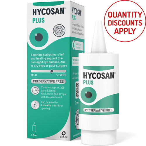 HYCOSAN PLUS EYE DROPS 7.5ML BOTTLE