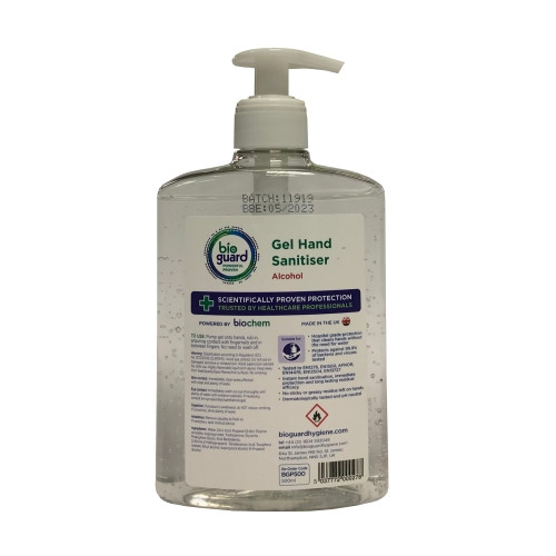 HAND SANITISING GEL 70% ALCOHOL 500ML