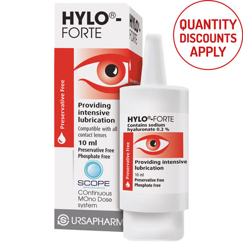 HYLO-FORTE PRESERVATIVE FREE EYE DROPS 10ML