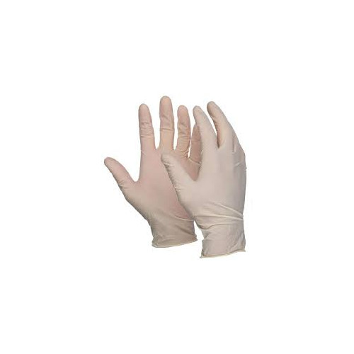 LATEX GLOVES - 100 MEDIUM