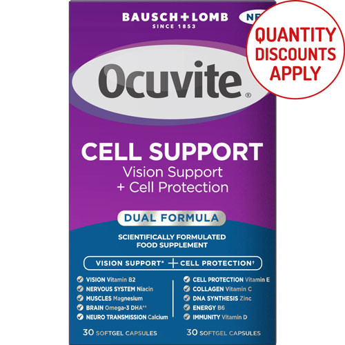 OCUVITE CELL SUPPORT (60 CAPS - 30 X 2) 