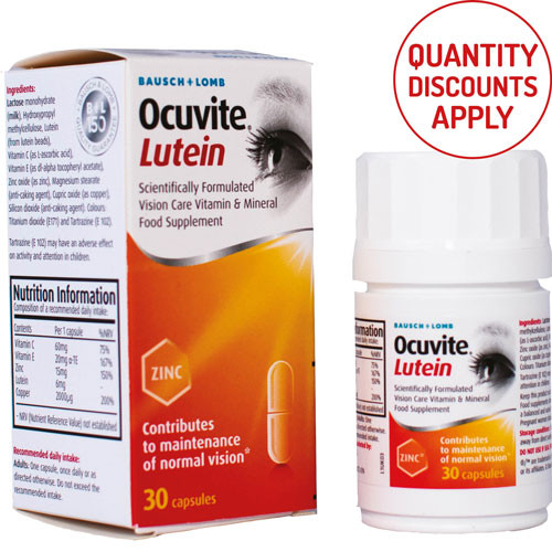 OCUVITE LUTEIN 30 CAPSULES
