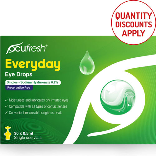 OCUFRESH EVERYDAY EYE DROPS PF 30 X 0.5ML VIALS