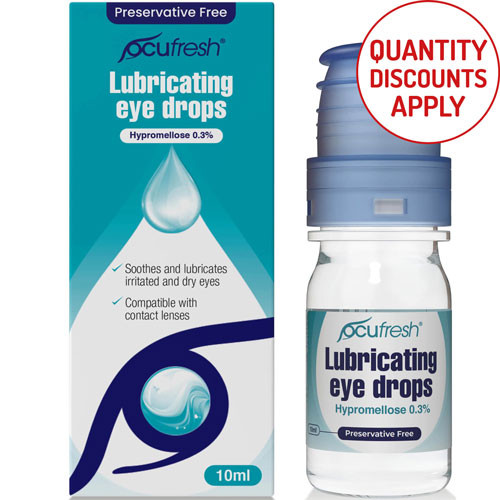 OCUFRESH LUBRICATING PF EYE DROPS 10ML
