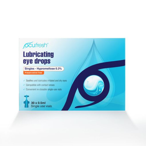 OCUFRESH LUBRICATING EYEDROPS 30 X 0.5ML