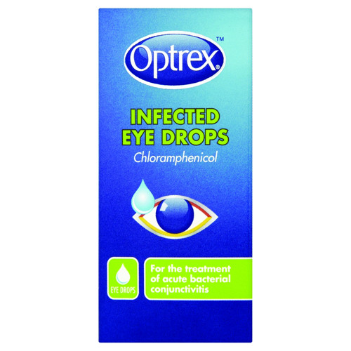 OPTREX INFECTED EYES RELIEF DROPS 10ML - STORE BETWEEN 2-8Â°C