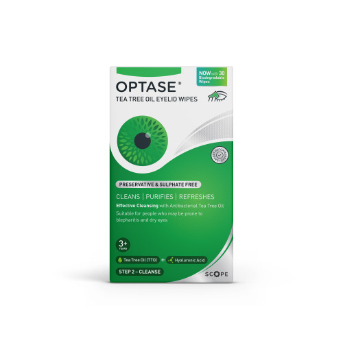 Optase Tea Tree Oil Eyelid Wipes