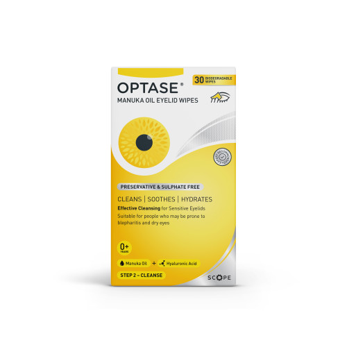 Optase Manuka Oil Eyelid Wipes