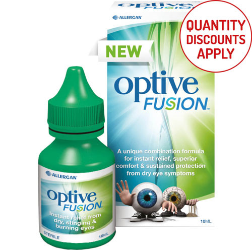 OPTIVE FUSION EYE DROPS 10ML BOTTLE