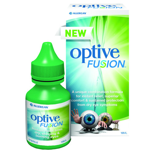 OPTIVE FUSION EYE DROPS 10ML BOTTLE