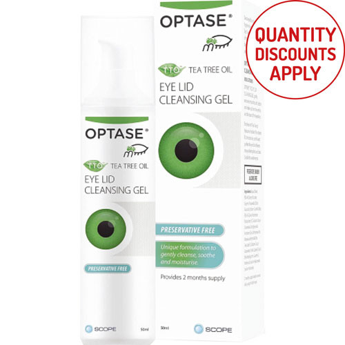 OPTASE TTO EYE LID CLEANSING GEL 50ML