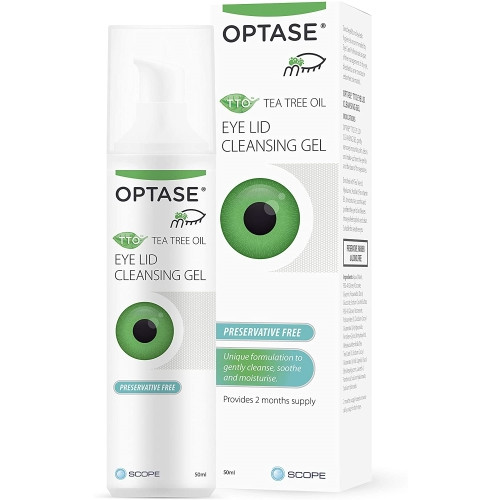 OPTASE TTO EYE LID CLEANSING GEL 50ML
