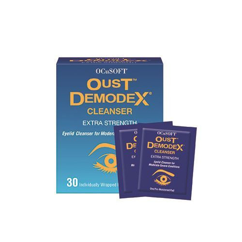 OCUSOFT OUST DEMODEX 30 EYELID WIPES