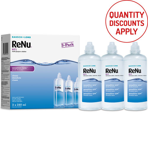RENU SENSITIVE EYES MULTI-PURPOSE ECONOMY PACK 3 X 240ML
