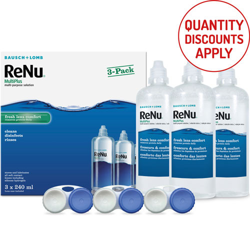 RENU MULTI PLUS 3 MONTH PACK 3 X 240ML