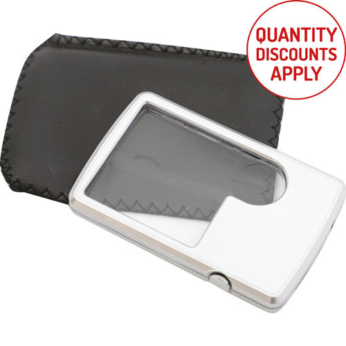 ILLUMINATED CREDIT CARD MAGNIFIER 1.5X/4X