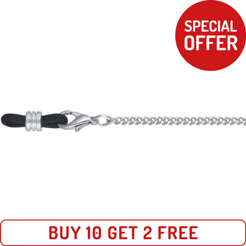 POS 12 'FLAT CURB' 2MM SILVER CHAIN