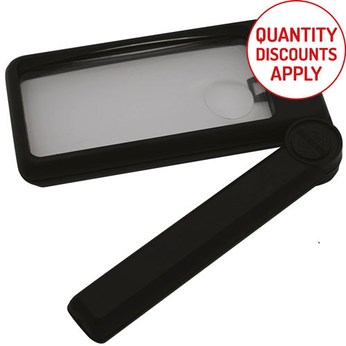FOLDING MAGNIFIER - ILLUMINATED - 2X / 6X