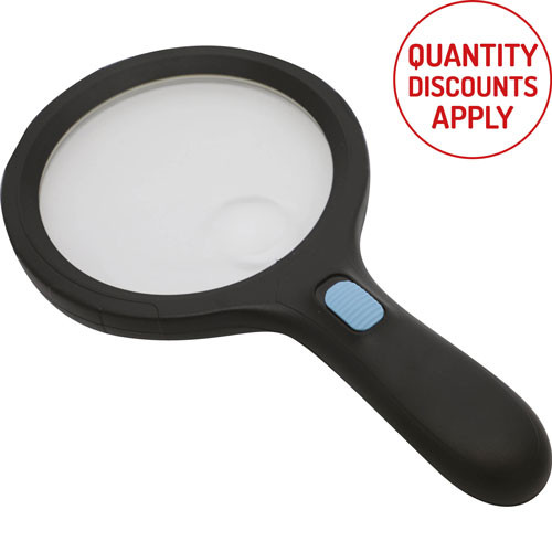 10 LED MAGNIFIER 120MM 2X / 28MM 5X