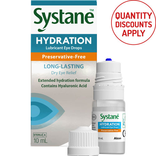 SYSTANE HYDRATION PF EYE DROPS 10ML BOTTLE