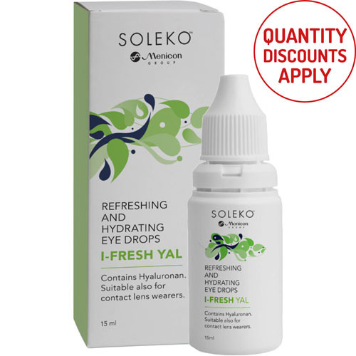 SOLEKO I-FRESH YAL EYE DROPS 15ML