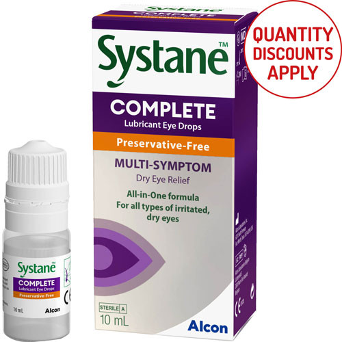 SYSTANE COMPLETE PF EYE DROPS 10ML BOTTLE