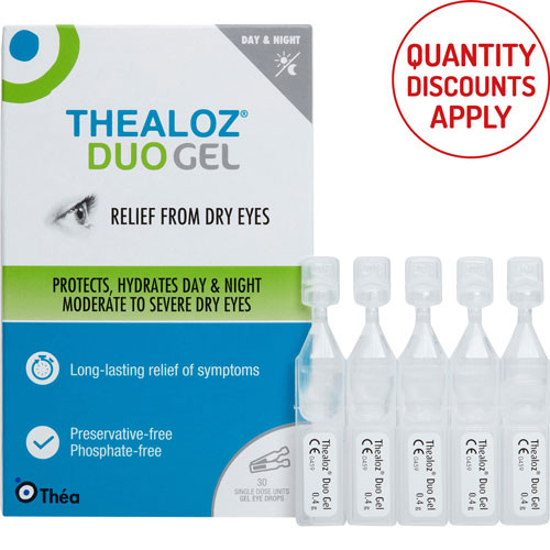 THEALOZ DUO GEL 30 X 0.4G VIALS