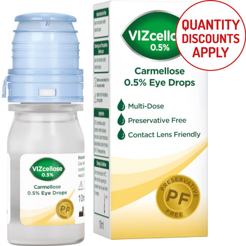 VIZULIZE VIZCELLOSE 0.5% CARMELLOSE DROPS 10ML BOTTLE