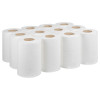 2PLY WHITE 65M MINI CENTREFEED ROLL / PK 12