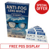 ANTI FOG LENS WIPES BOX 30