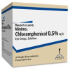 CHLORAMPHENICOL 0.5% EYE DROPS MINIMS VIALS - store between 2-8°C