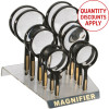 CLASSIC PLASTIC MAGNIFIER 12 PIECE DISPLAY