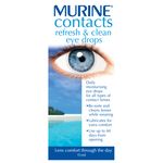 MURINE CONTACTS REFRESH & CLEAN EYE DROPS 15ML BOTTLE