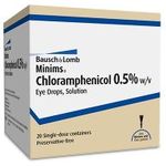 CHLORAMPHENICOL MINIMS 0.5% - STORE BETWEEN 2-8°C