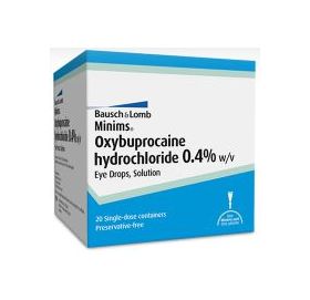 OXYBUPROCAINE 0.4% MINIMS